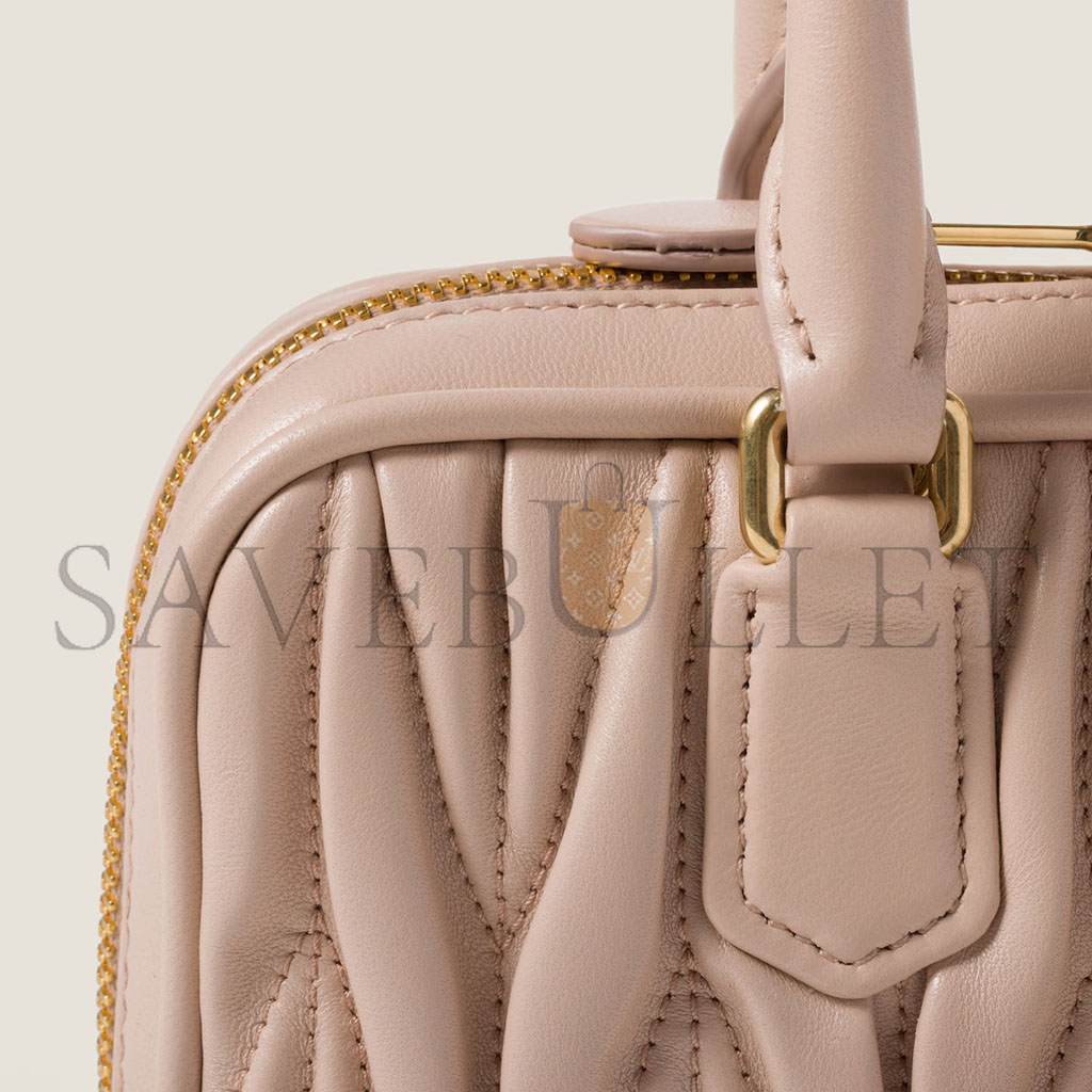MIU MIU ARCADIE MATELASSÉ NAPPA LEATHER MINI-BAG 5BP088 (19*10*5cm)